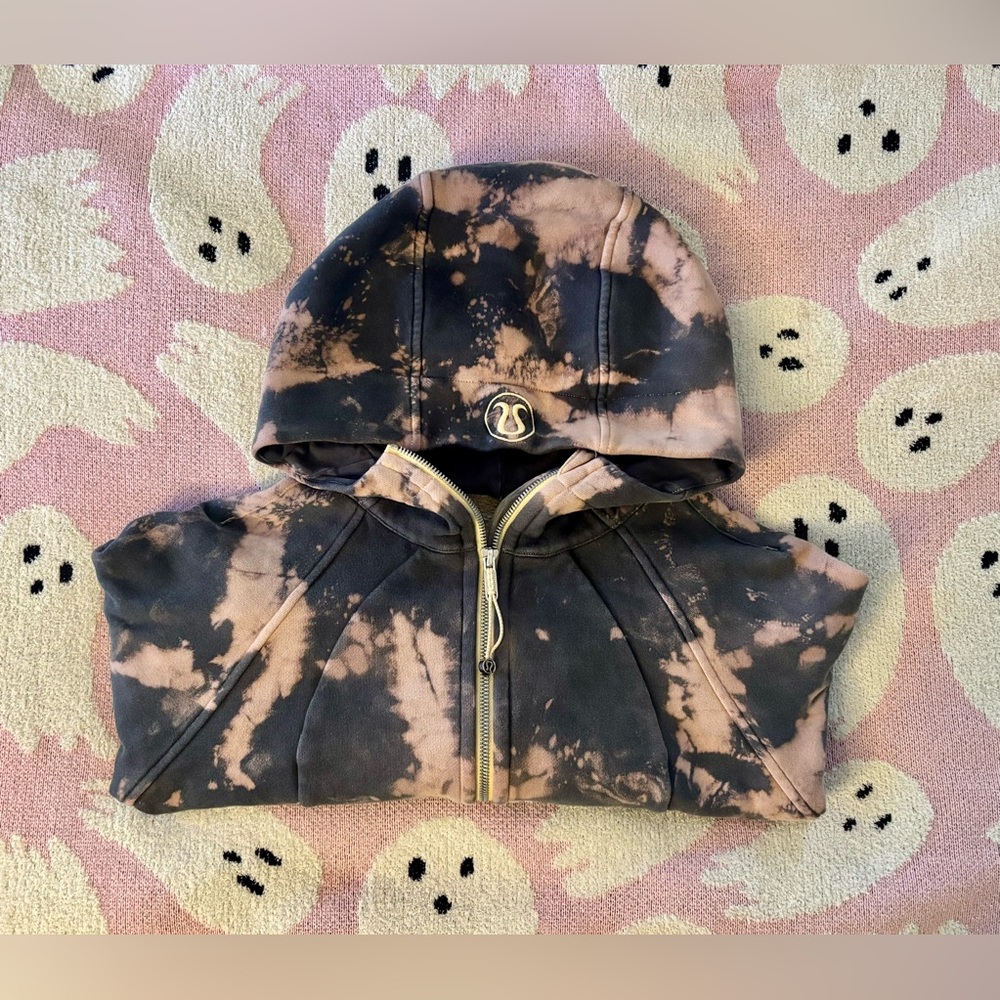 lululemon athletica - Custom Bleach Dye Scuba Hoodie